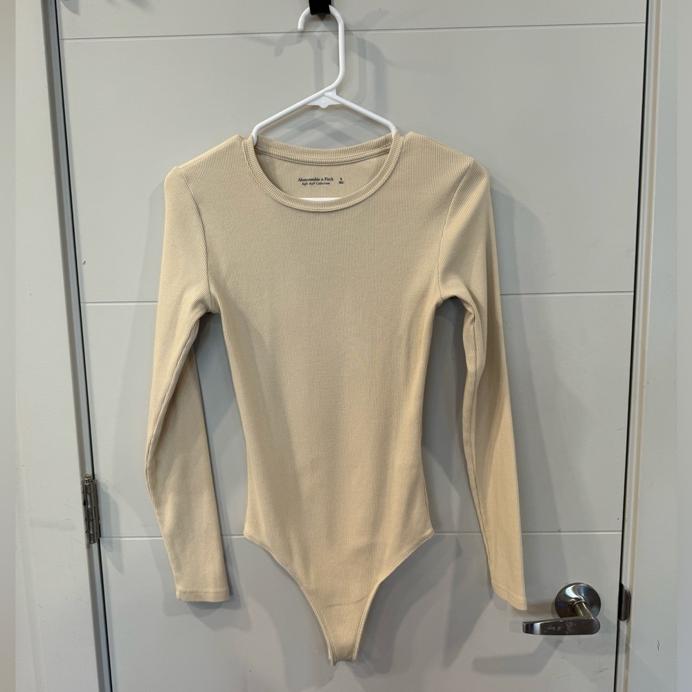 Abercrombie & Fitch long sleeve thong bodysuit SMALL
